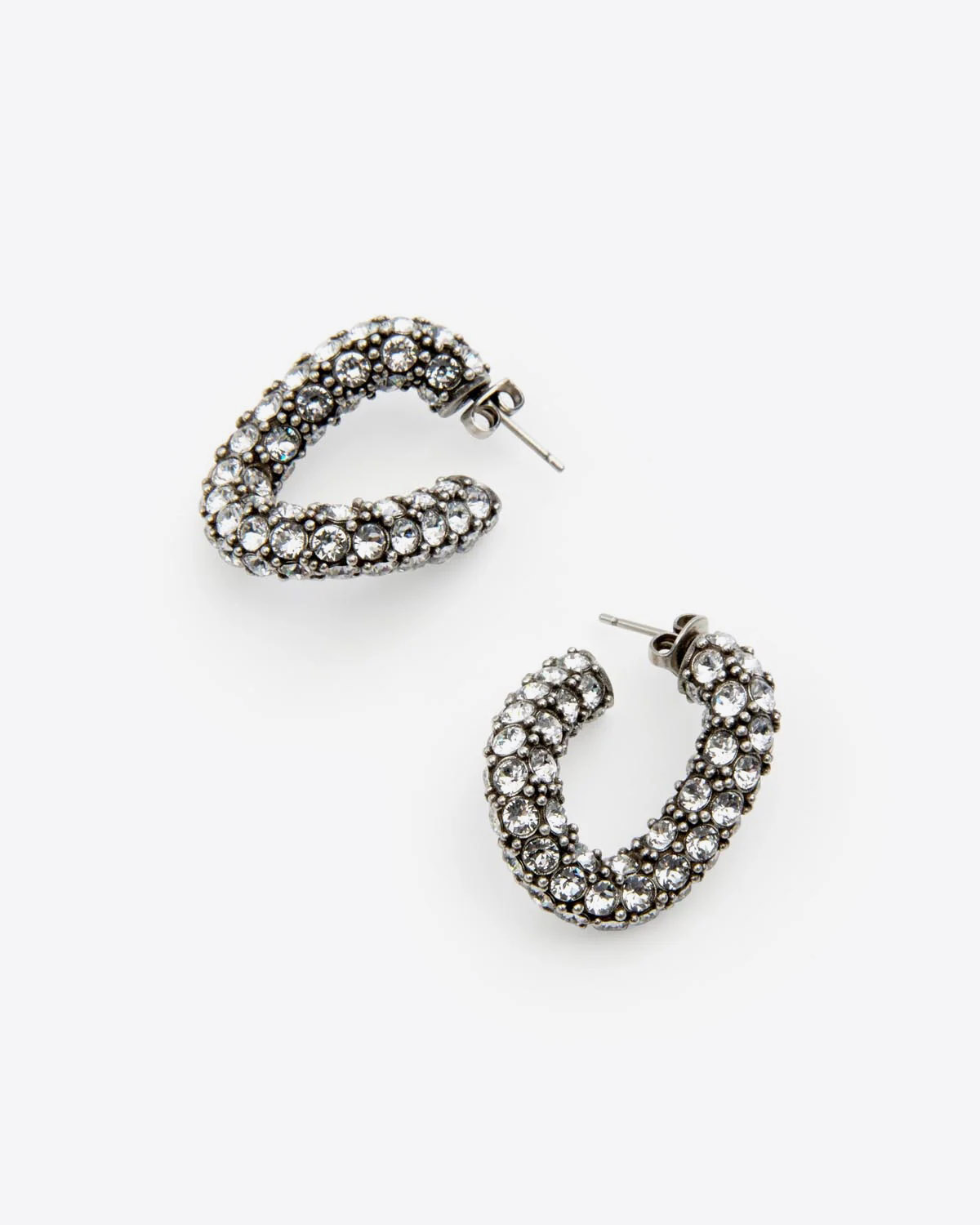 Isabel Marant Bo Funky Ring – Métal Argenté et Strass