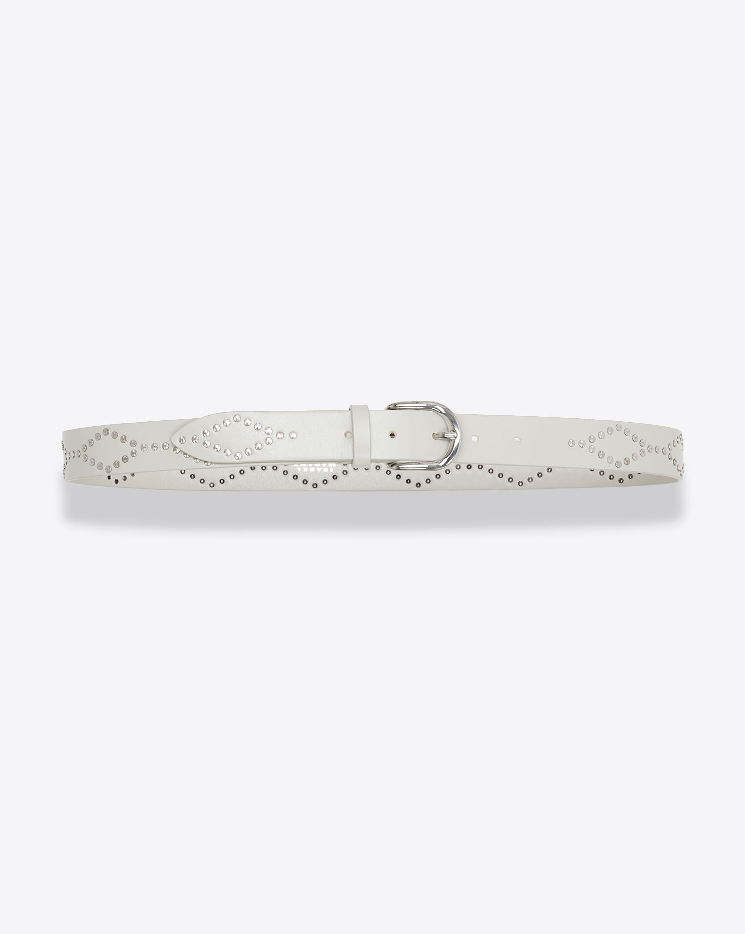 Isabel Marant Ceinture Liliana – Chalk Argent
