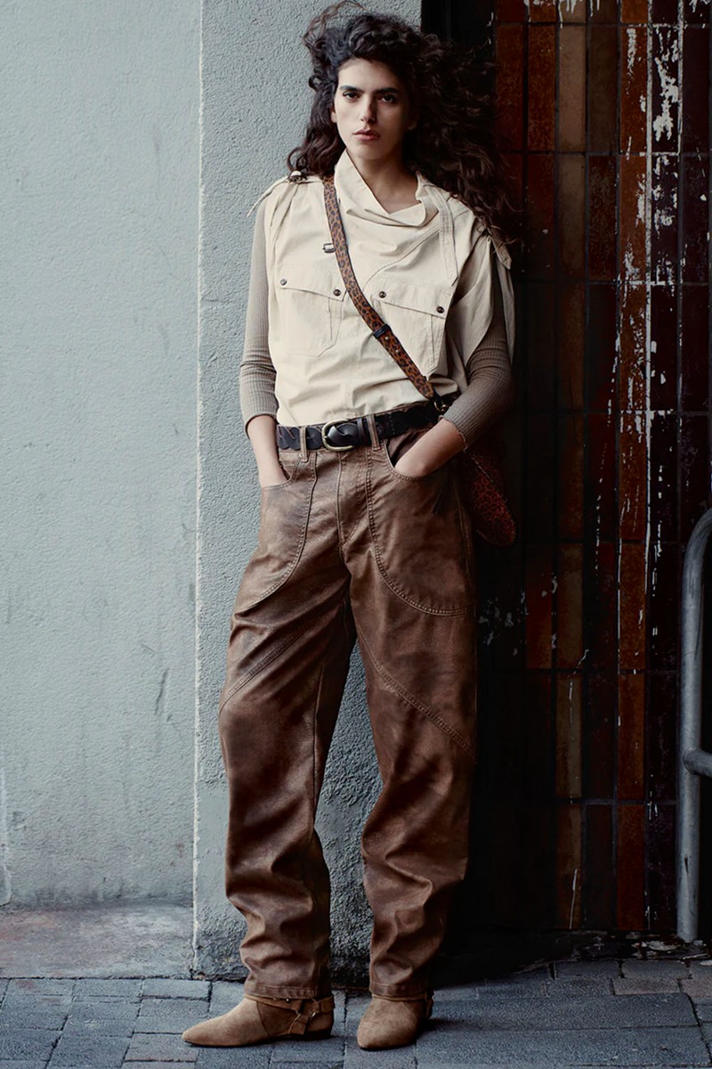 Isabel Marant Etoile Pantalon Kelvina – Tabacco