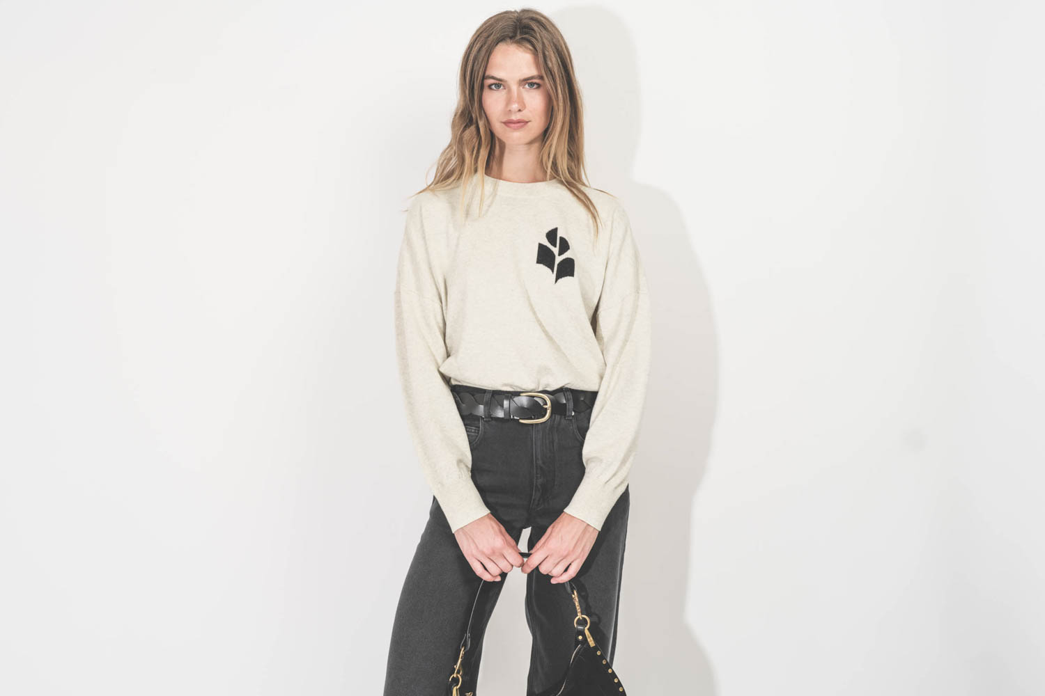 Isabel Marant Etoile Pull Marisans – Gris Clair