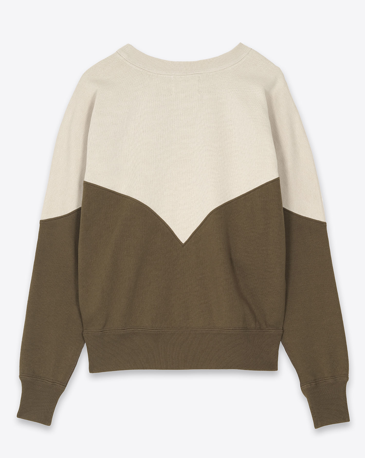 Isabel Marant Etoile Sweatshirt Houston – Ecru Kaki Foncé