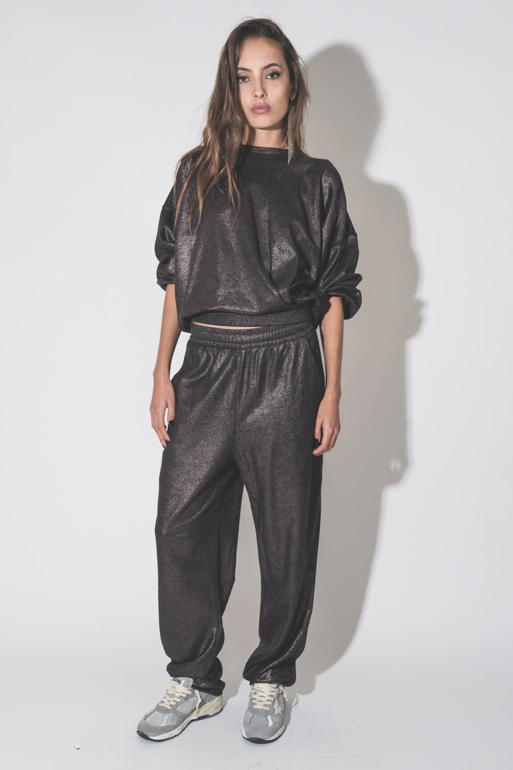 Isabel Marant Etoile Sweatshirt Paulia – Métallique Noir