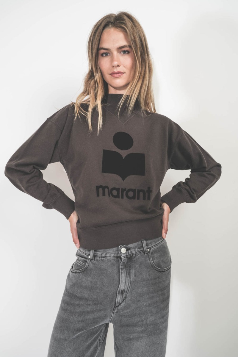 Isabel Marant Etoile Sweatshirt Moby – Noir Velours
