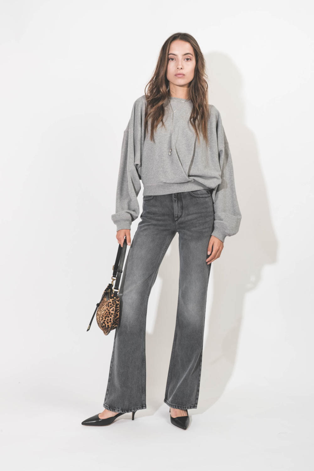 Isabel Marant Etoile Sweatshirt Paulia – Gris