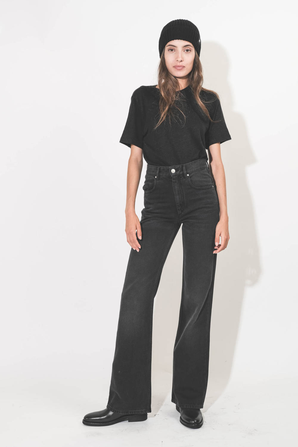 Isabel Marant Etoile Tee-Shirt Zewel Uni – Noir