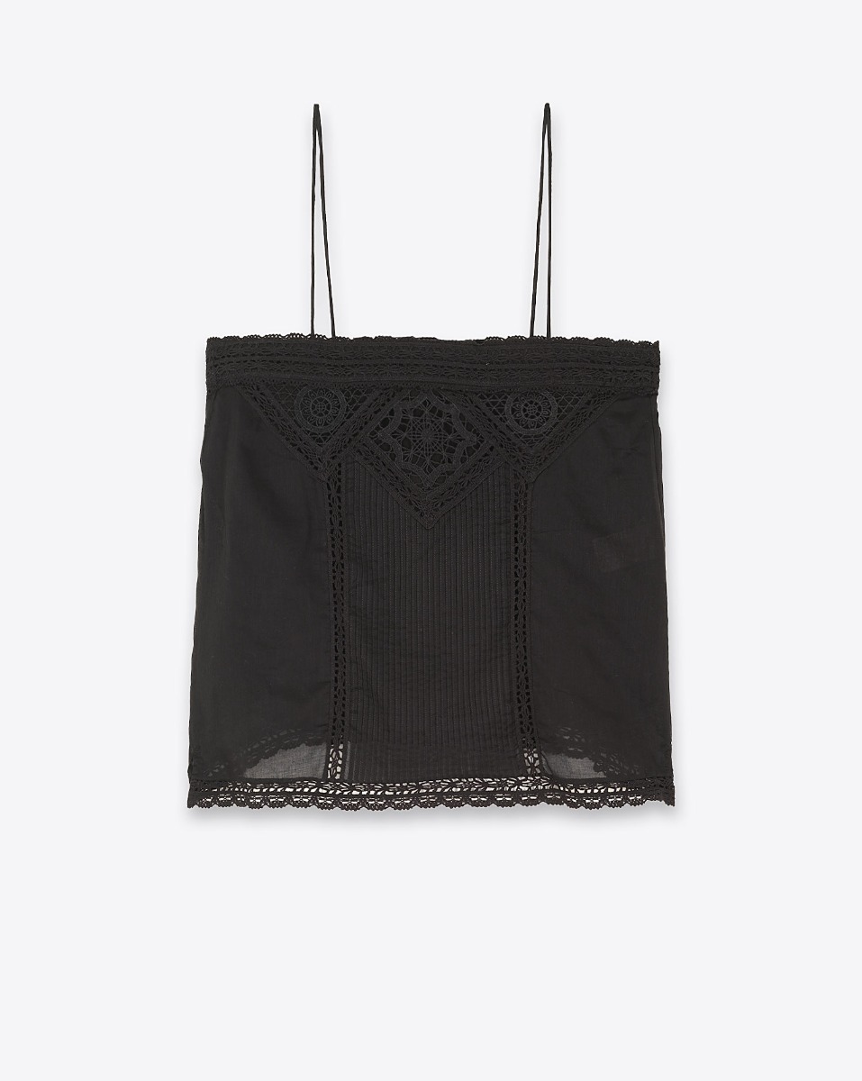 Isabel Marant Etoile Top Gaelia – Noir
