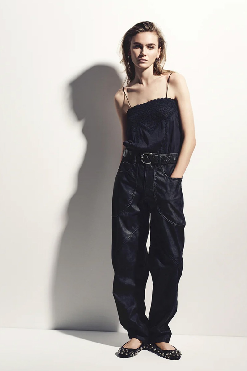 Isabel Marant Etoile Top Gaelia – Noir