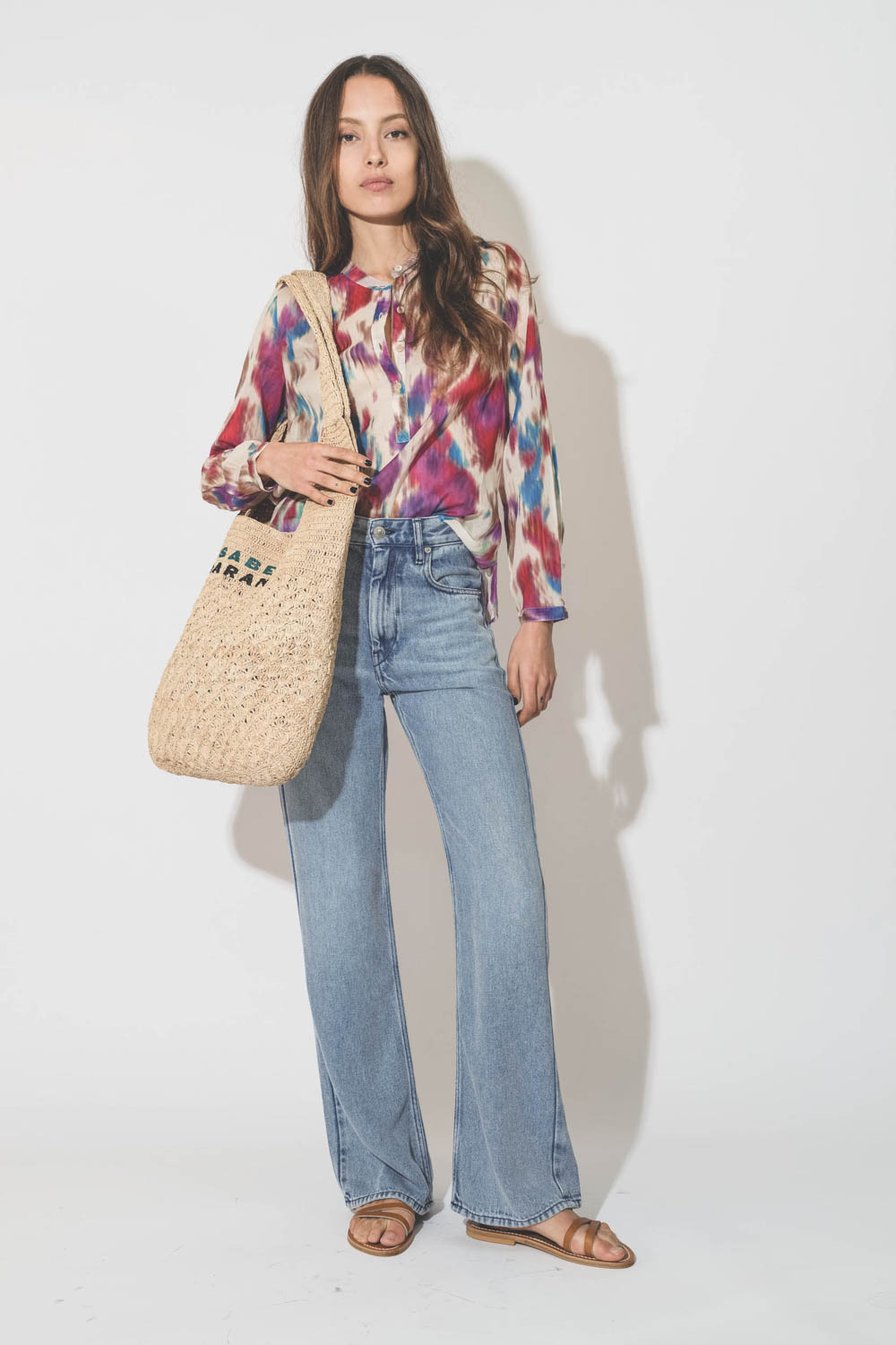 Isabel Marant Etoile Top Maria – Beige Framboise