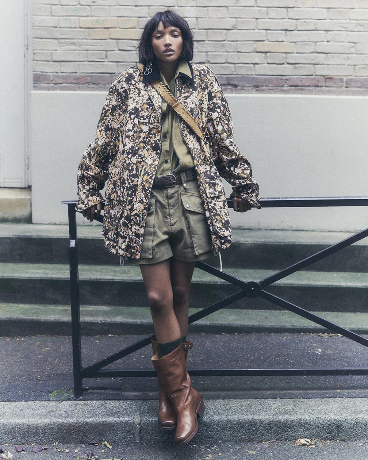 Isabel Marant Etoile Veste Joanna – Kaki Imprimé