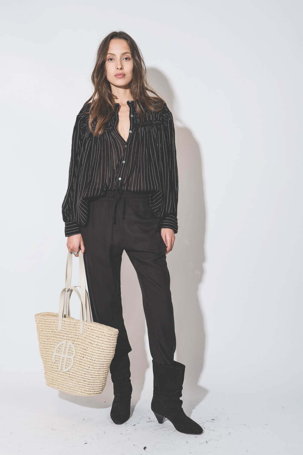 Isabel Marant Etoile Pantalon Berati Noir