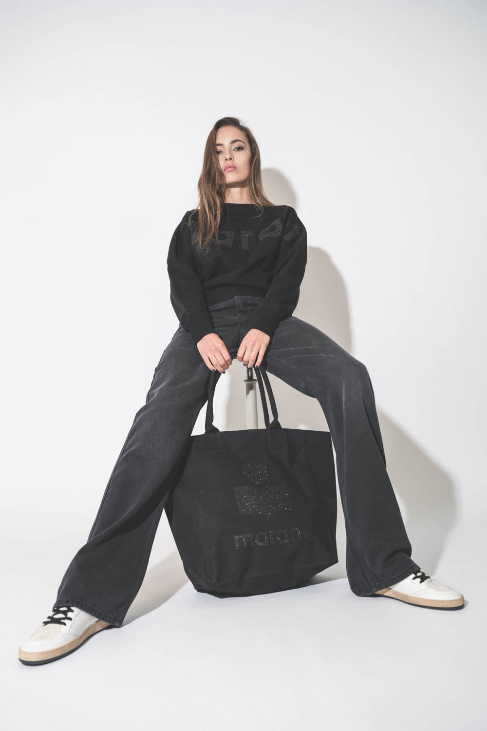 Isabel Marant Sac Yenky – Noir Paillettes
