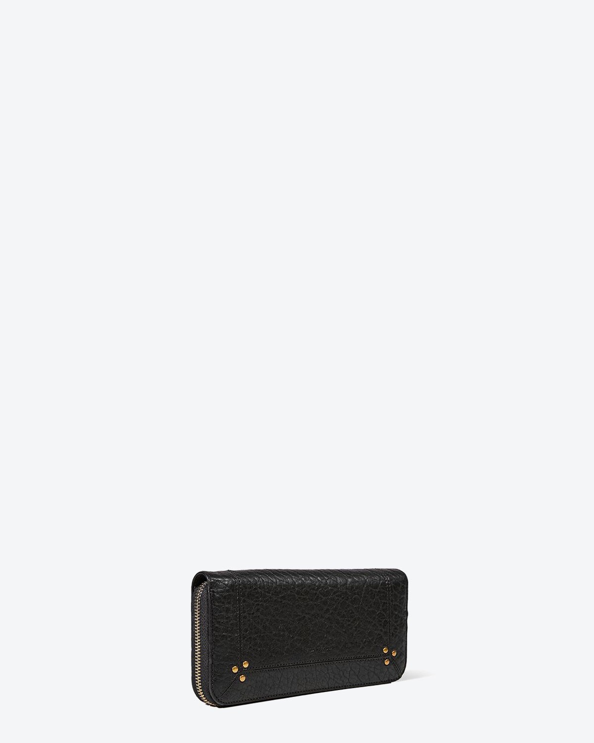 Jérôme Dreyfuss Portefeuille Malcom – Cuir Agneau Bubble Noir