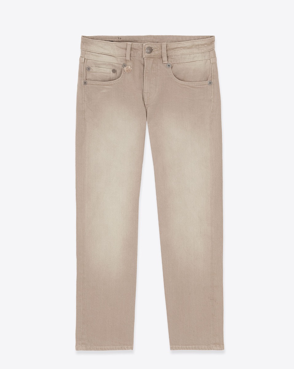 R13 Jean Boy Straight –  Clean Sawdust Stretch
