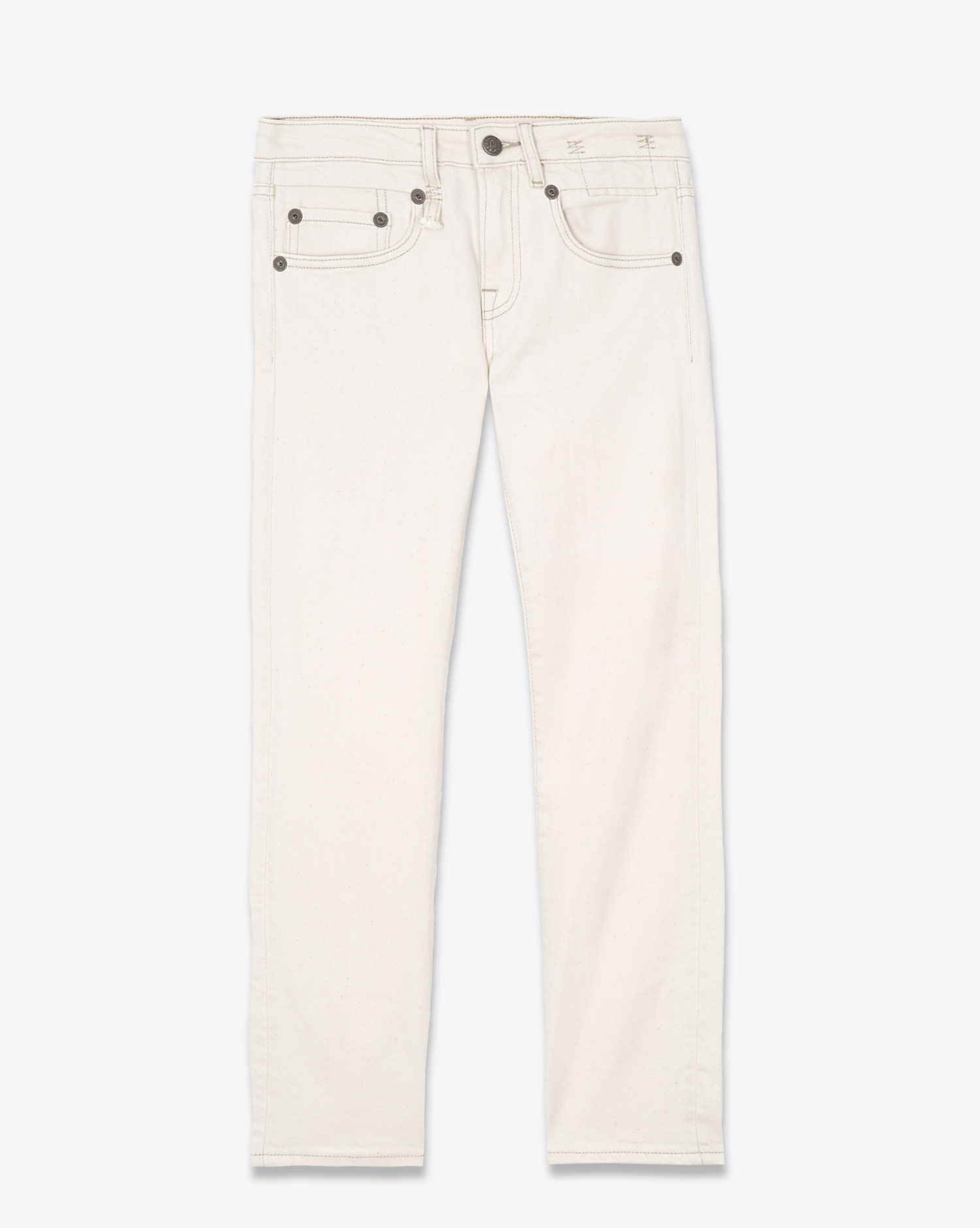 R13 Jean Boy Straight – Ecru Stretch