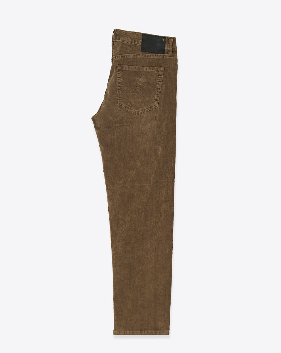 R13 Jean Boy Straight – Golden Marron Stretch Cord
