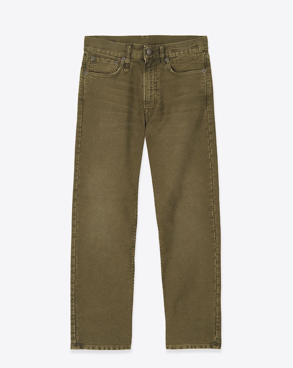 R13 Jean Boyfriend – Olive GD Moleskin Vert