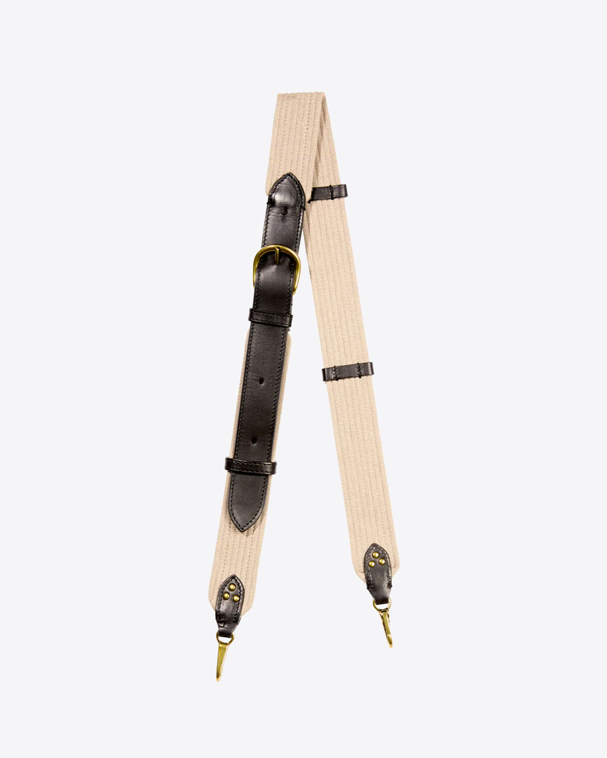 Jérôme Dreyfuss Bandoulière Sangle Large – Cuir Vachette Naturel