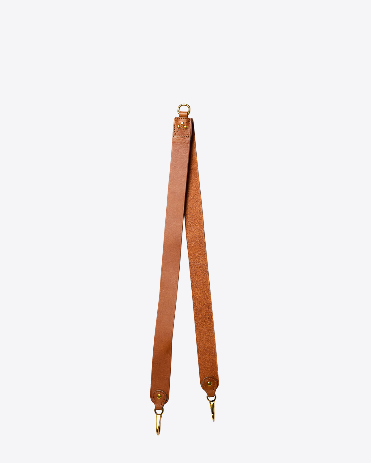 Jérôme Dreyfuss Bandoulière Simple – Cuir Vachette Chêne