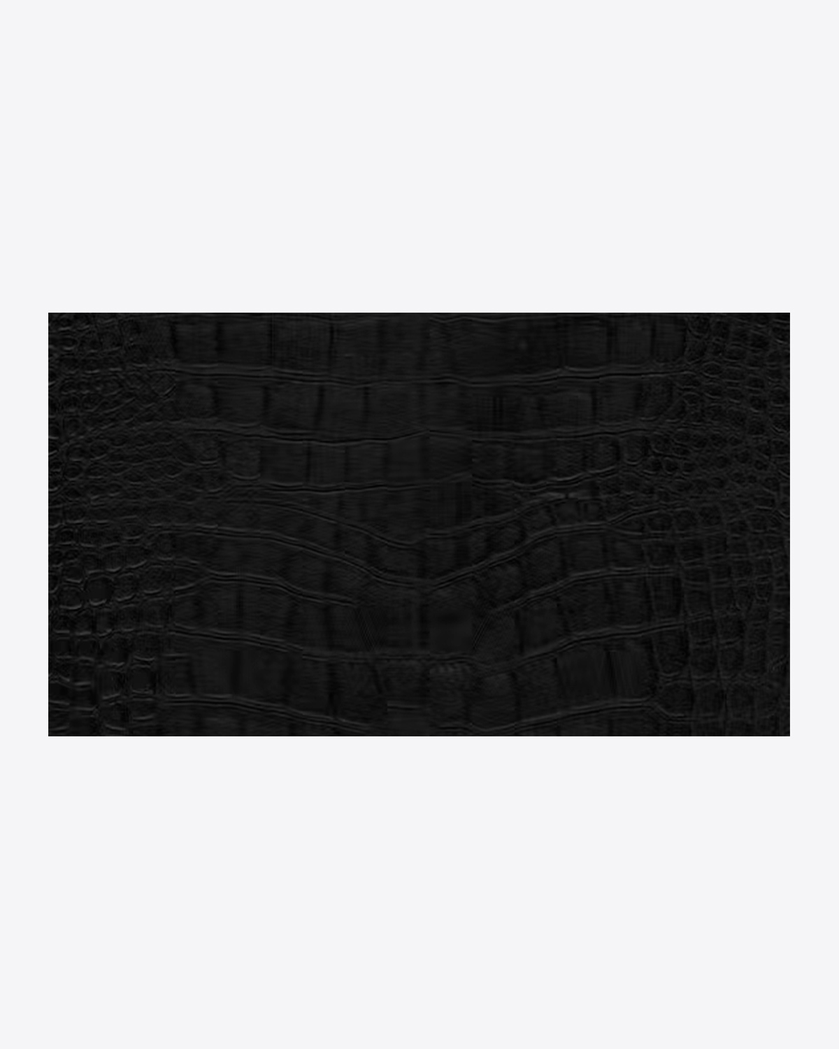 Cuir effet croco noir Jérôme Dreyfuss.