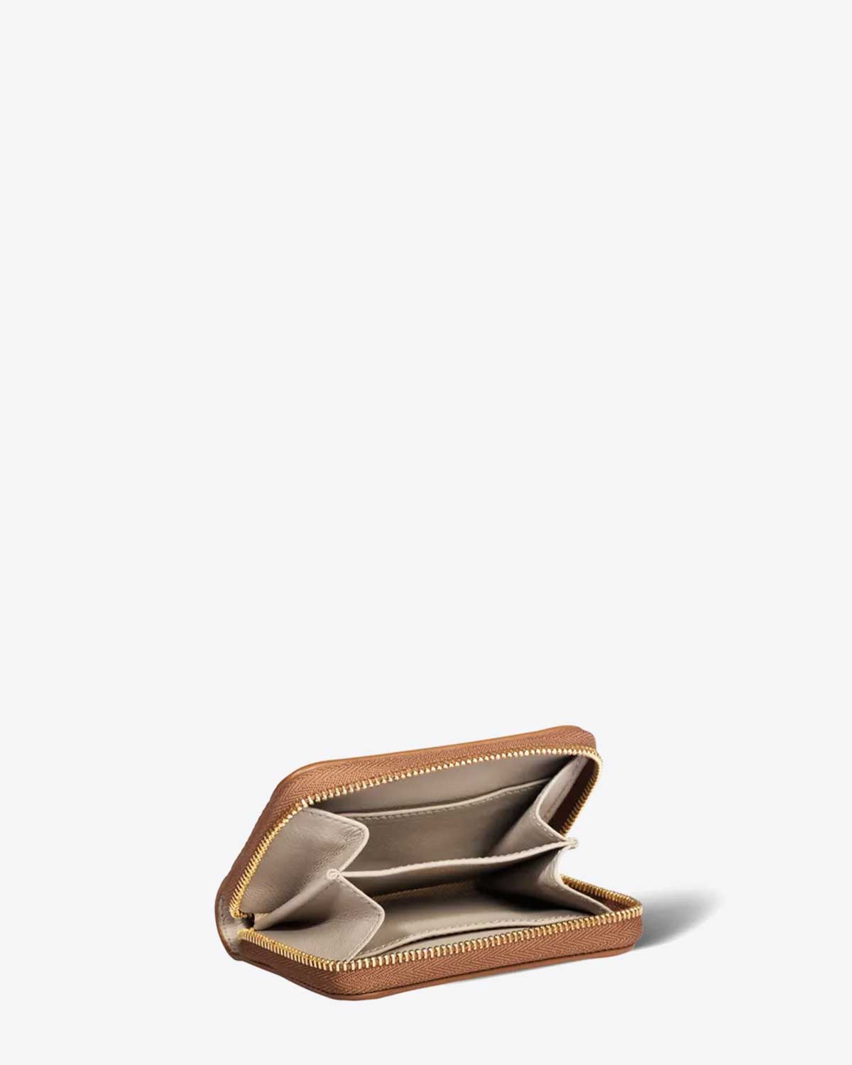Jérôme Dreyfuss Porte-Monnaie Henri – Cuir Suédé Tabac