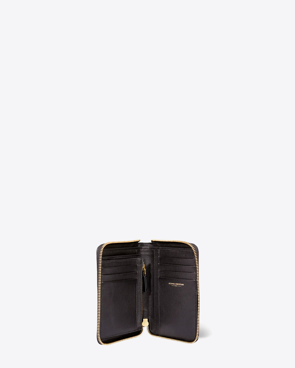 Jérôme Dreyfuss Portefeuille Julien – Cuir Suédé Léopard Kaki