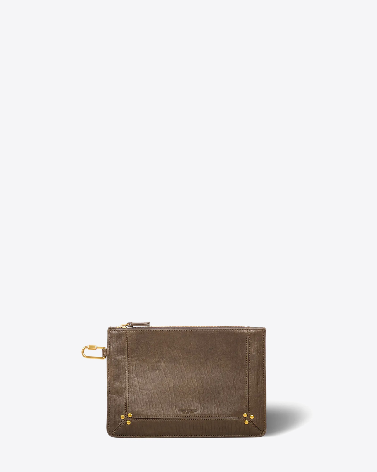 Jérôme Dreyfuss Pochette Popoche M – Cuir Lichen Bubble