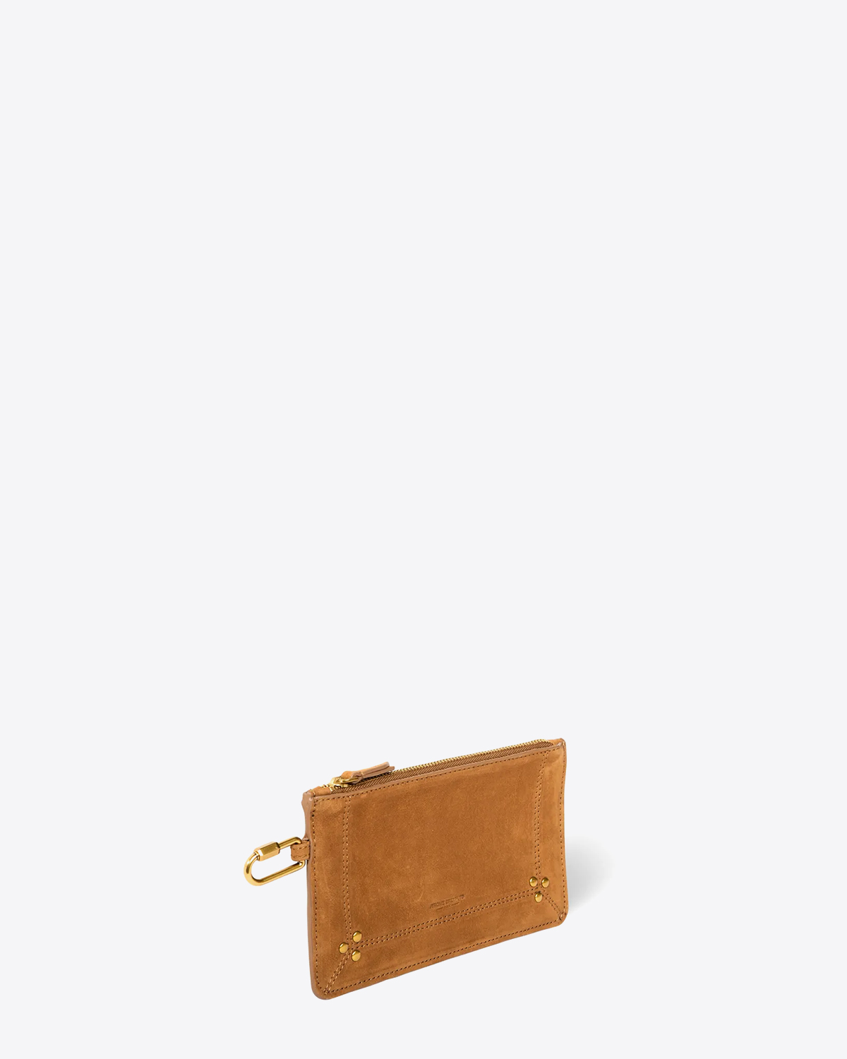 Jérôme Dreyfuss Pochette Popoche S – Cuir Suédé Tabac