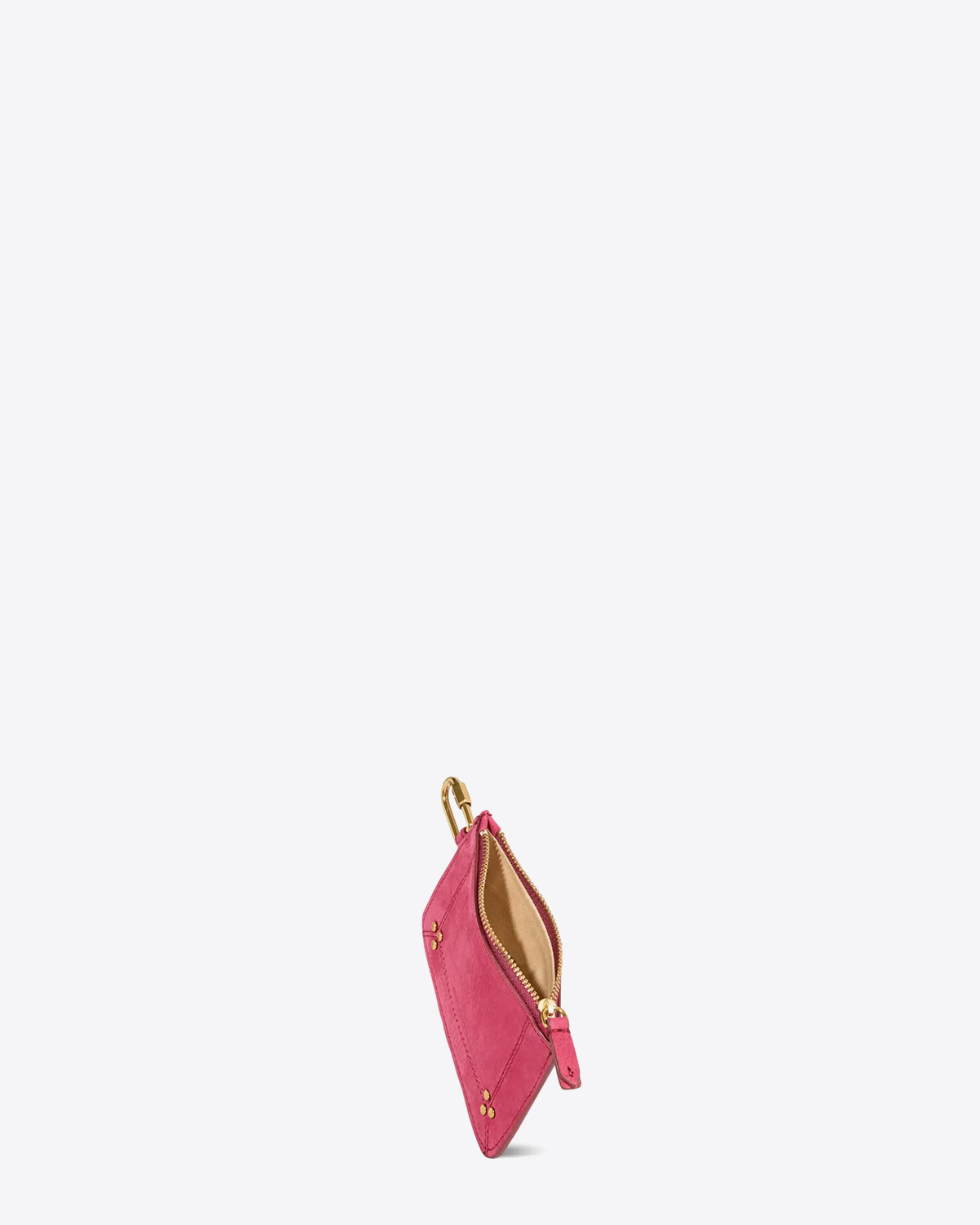 Pochette Jérôme Dreyfuss  Popoche XS en cuir Framboise 