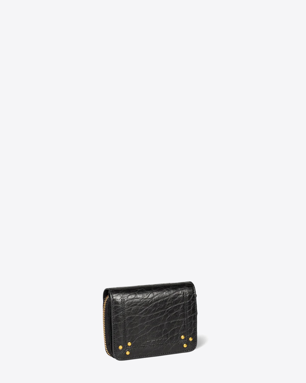 Jérôme Dreyfuss Portefeuille André – Cuir Agneau Noir Bubble