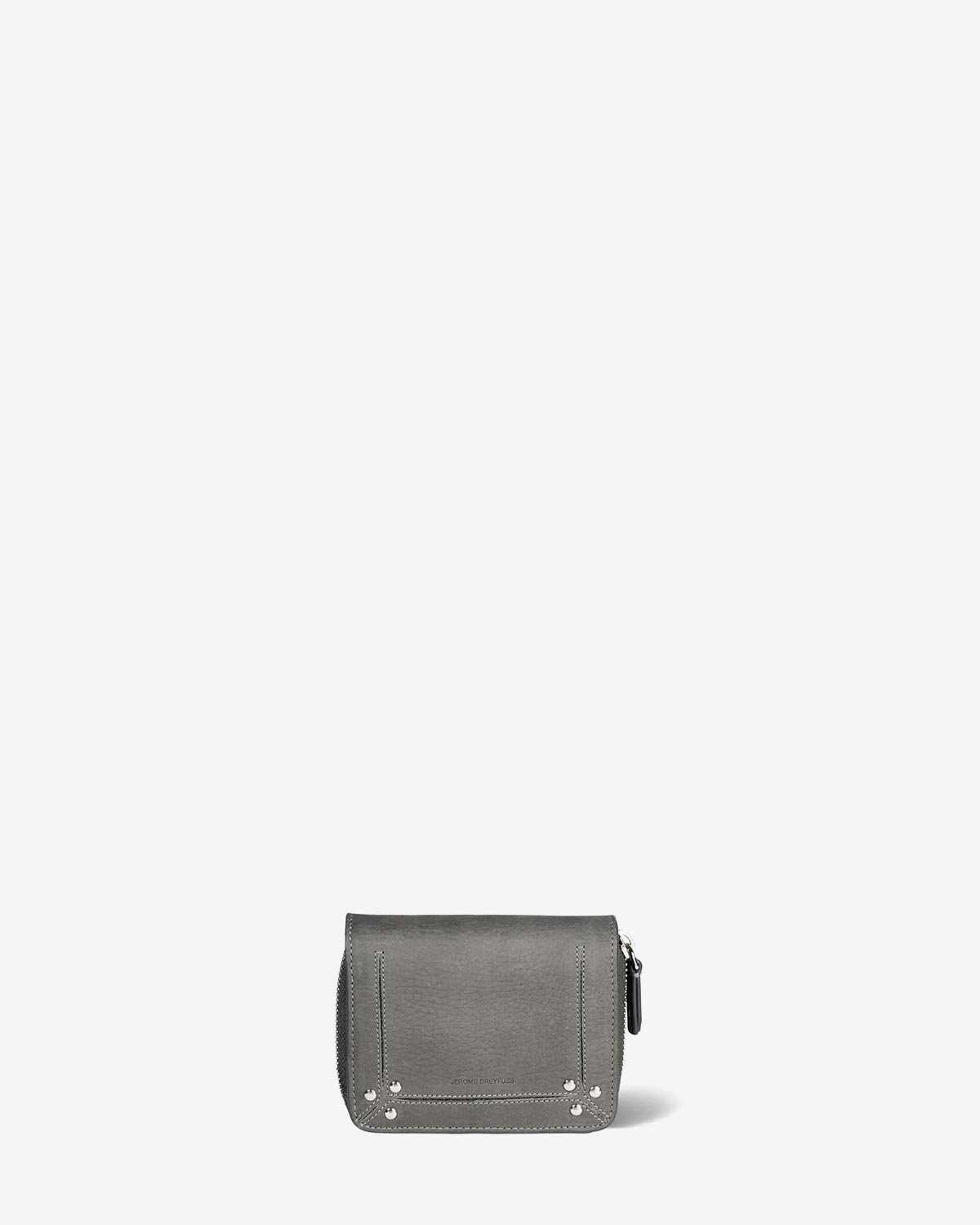 Jérôme Dreyfuss Portefeuille André – Cuir Anthracite