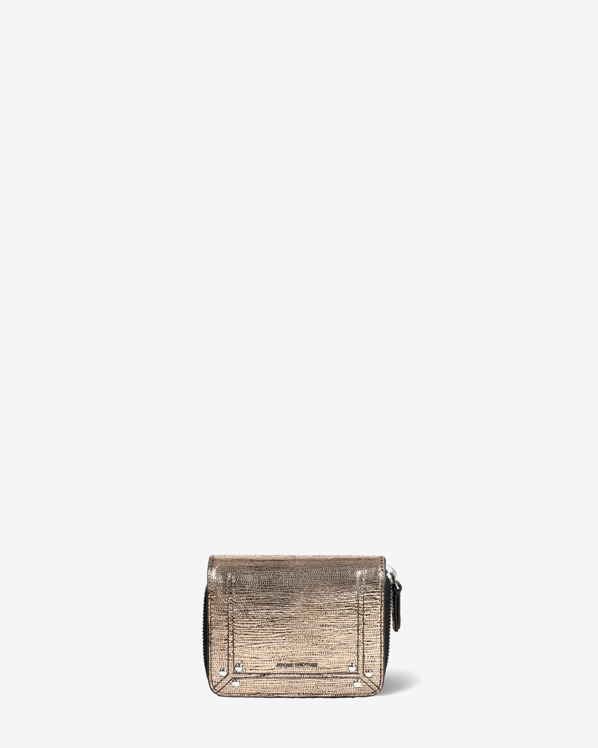 Jérôme Dreyfuss Portefeuille André – Cuir Lamé Champagne