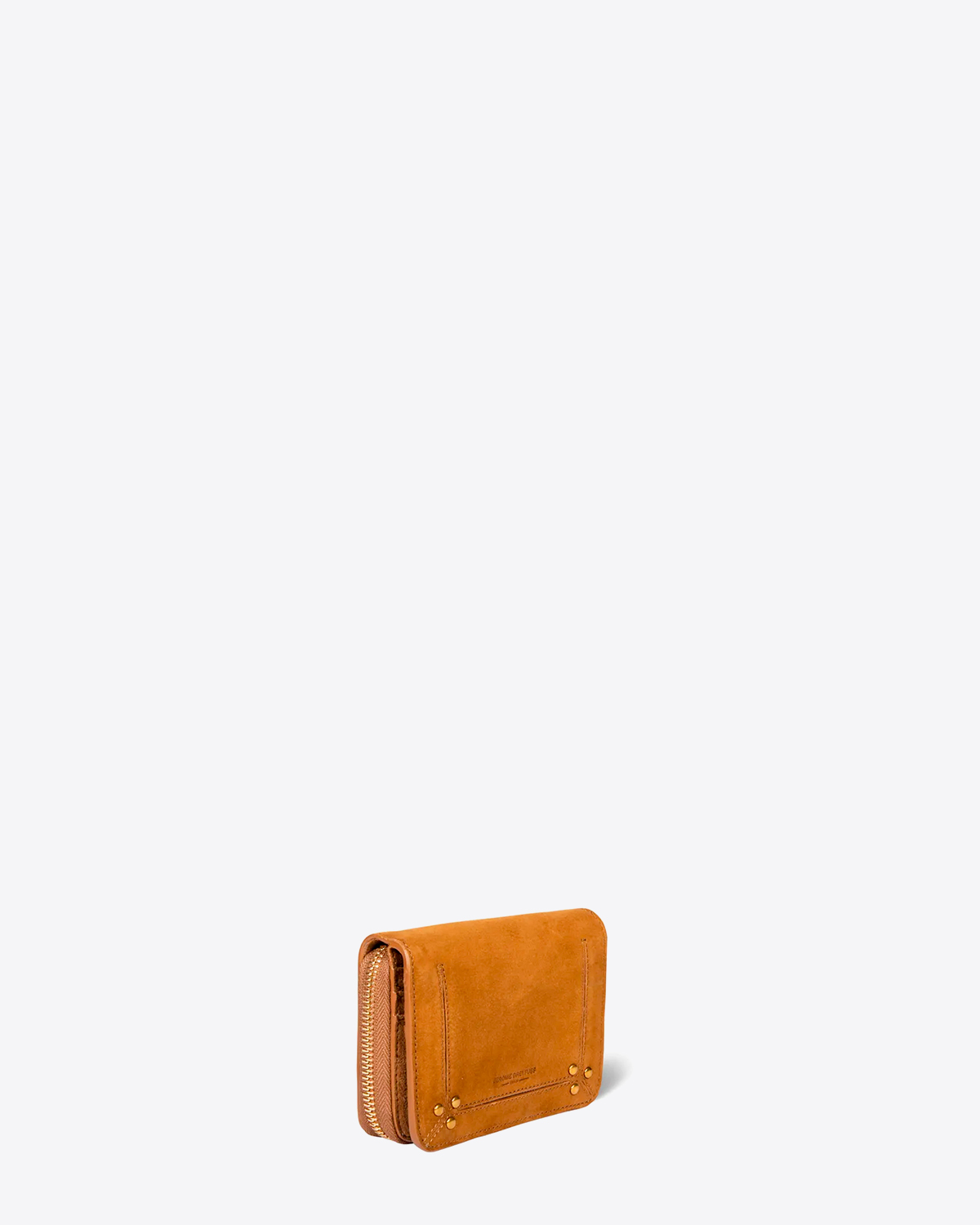 Jérôme Dreyfuss Portefeuille André – Cuir Suédé Tabac