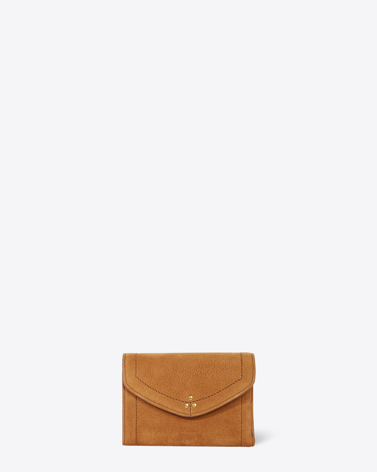 Jérôme Dreyfuss Portefeuille Helmut – Cuir Suédé Tabac