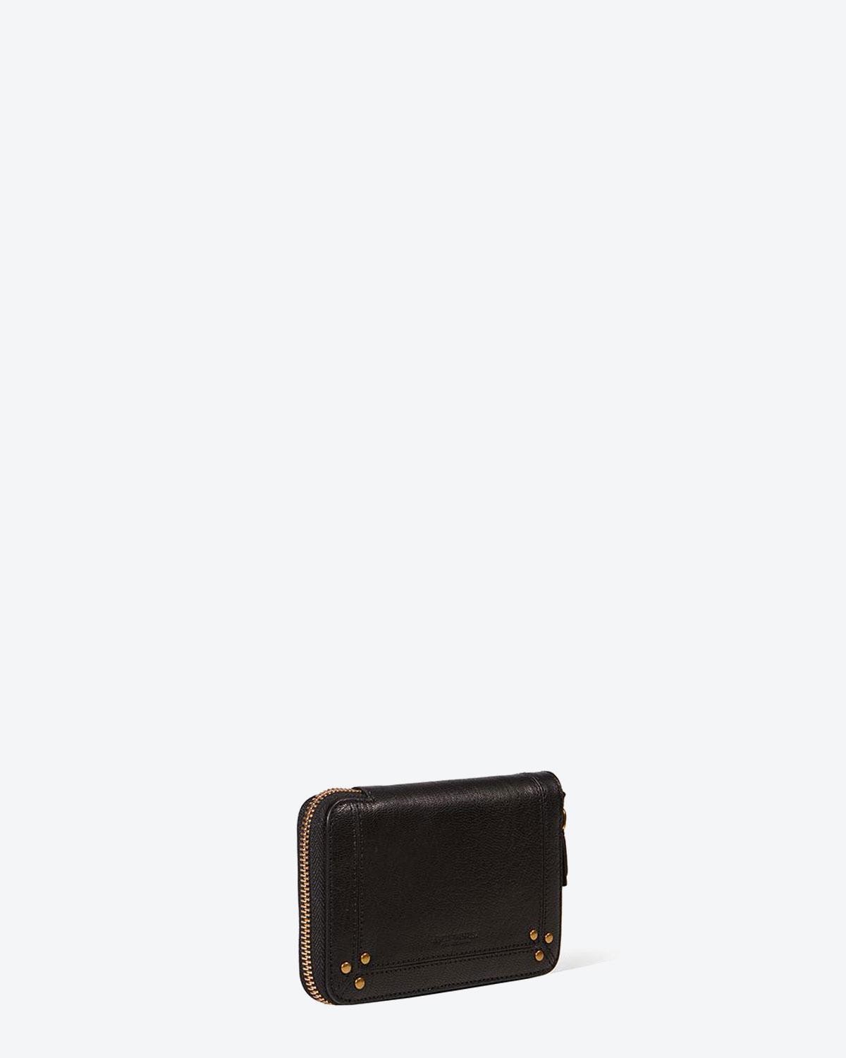 Jérôme Dreyfuss Portefeuille Julien – Cuir Chèvre Noir