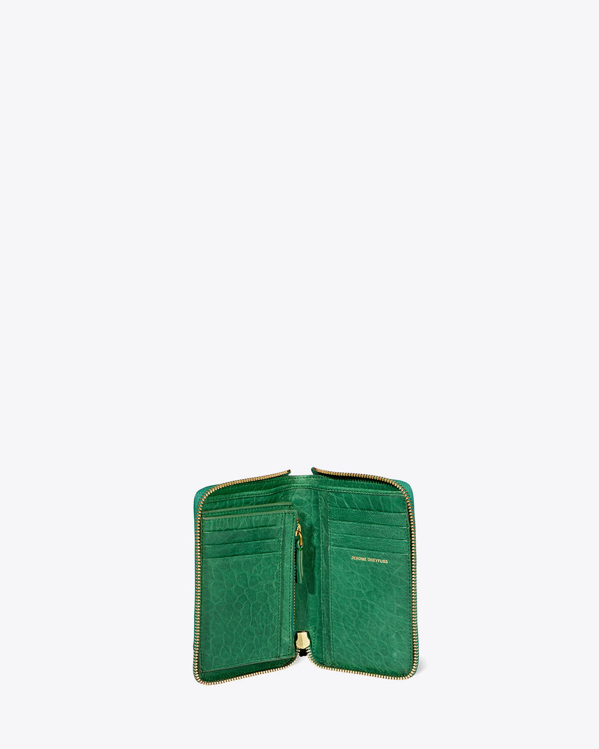 Jérôme Dreyfuss Portefeuille Julien – Cuir Gazon