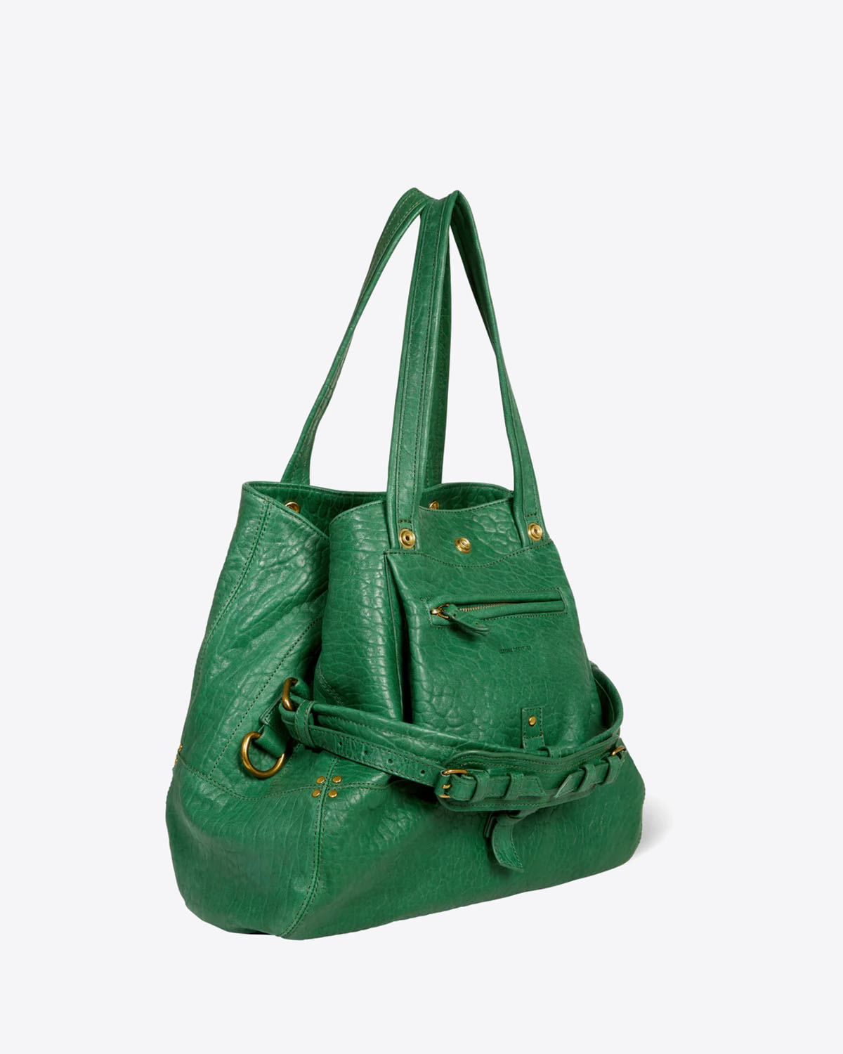 Jérôme Dreyfuss Sac Billy M – Cuir Gazon