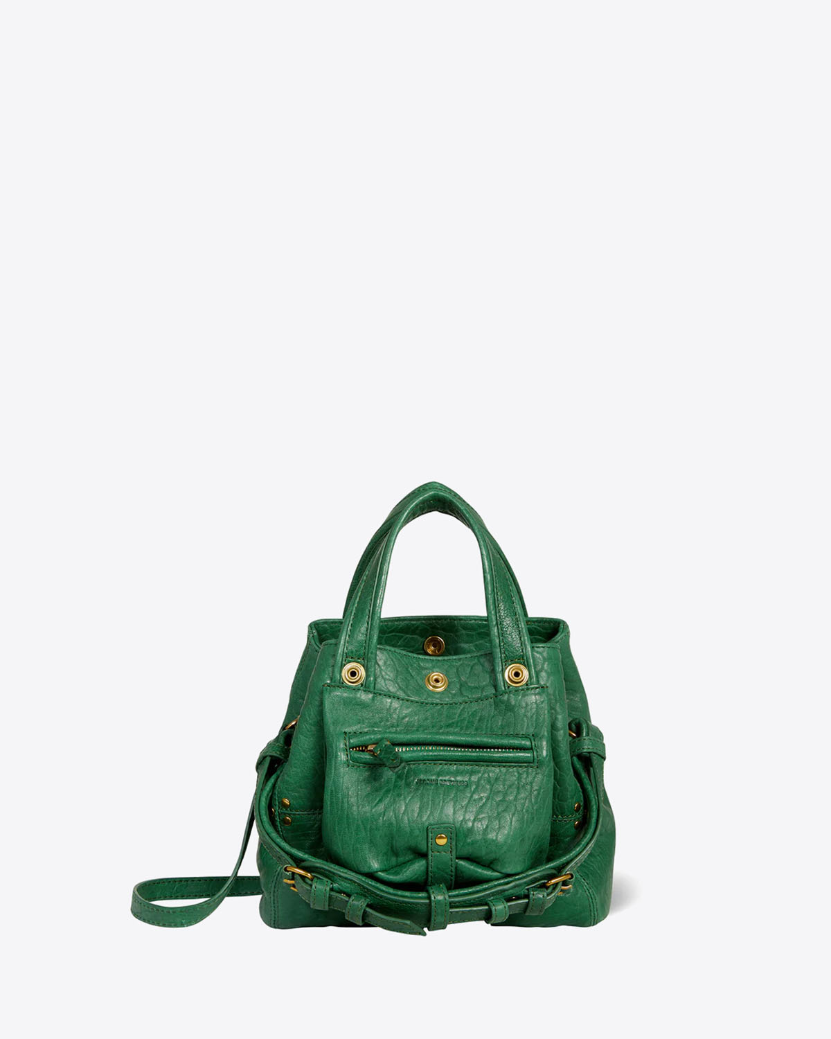 Jérôme Dreyfuss Sac Billy Nano – Cuir Gazon