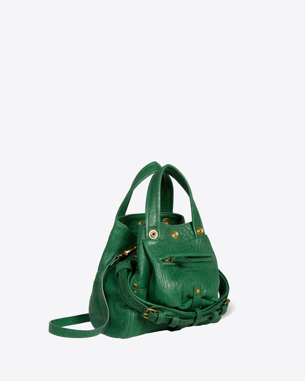 Jérôme Dreyfuss Sac Billy Nano – Cuir Gazon