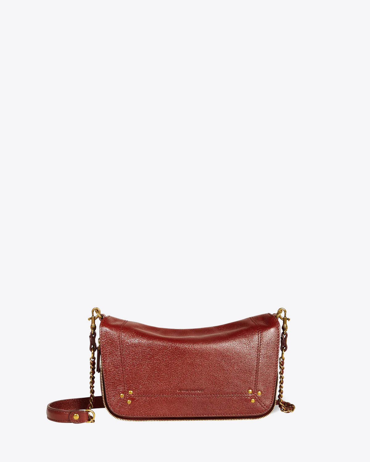 Jérôme Dreyfuss Sac Bobi S – Cuir Acajou