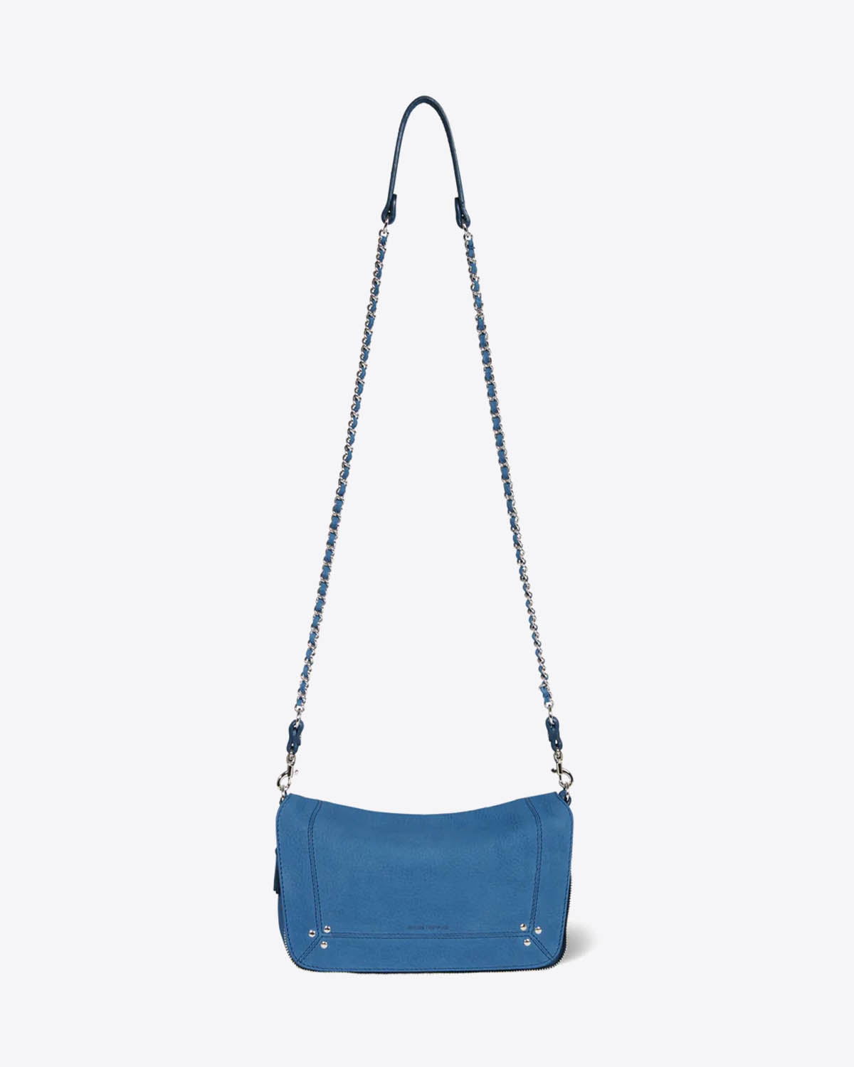 Jérôme Dreyfuss Sac  Bobi S – Cuir Suédé Indigo