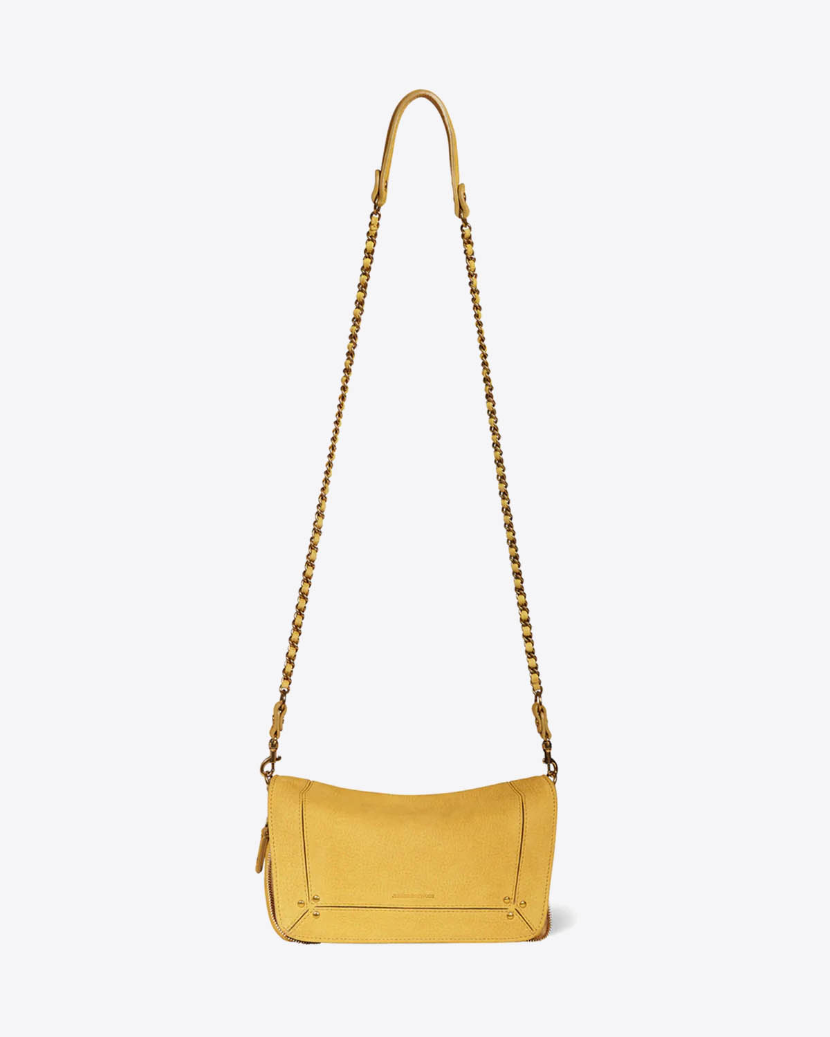 Jérôme Dreyfuss Sac Bobi S – Cuir Suédé Mimosa
