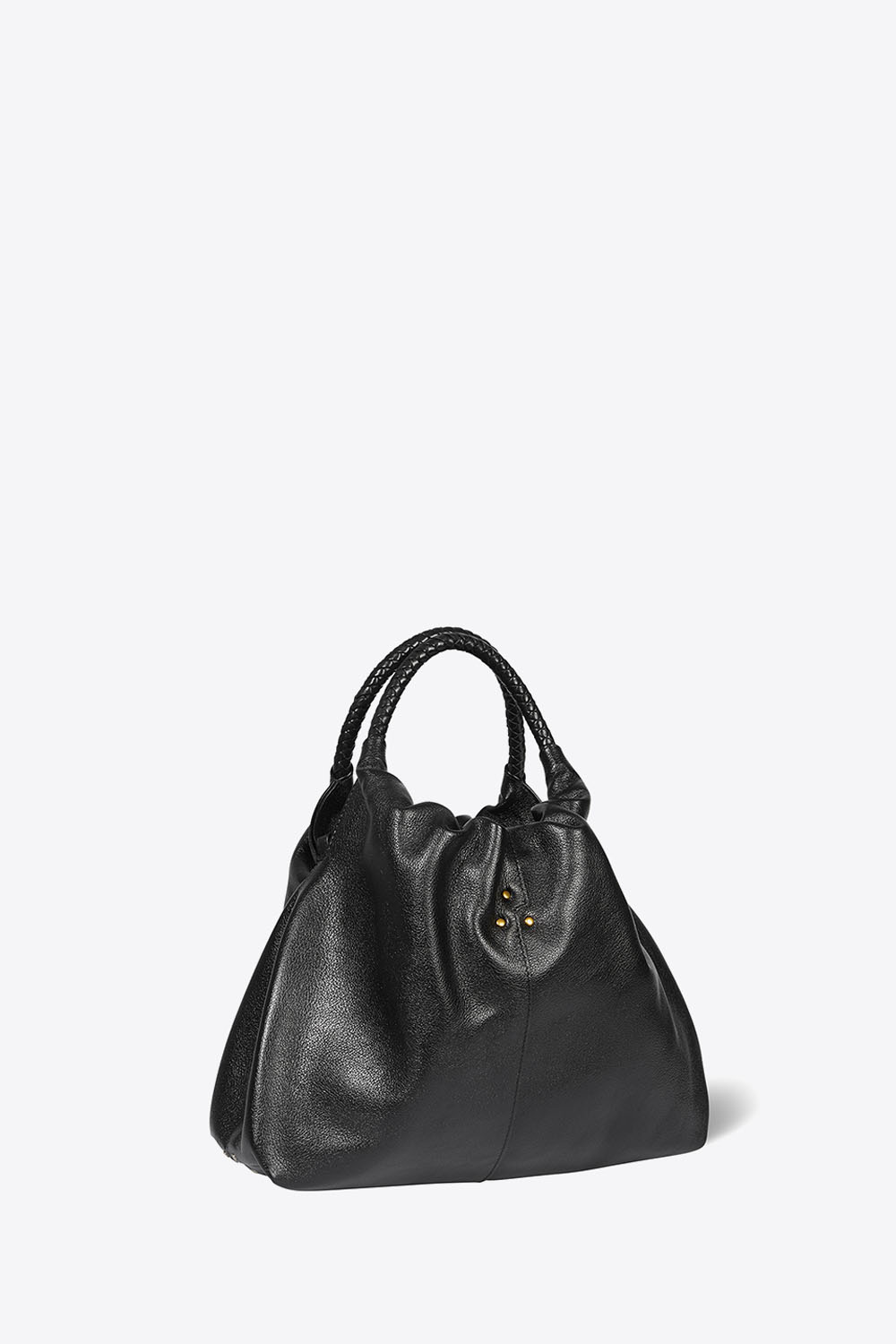 Jérôme Dreyfuss Sac Gordi M – Cuir Buffle Noir