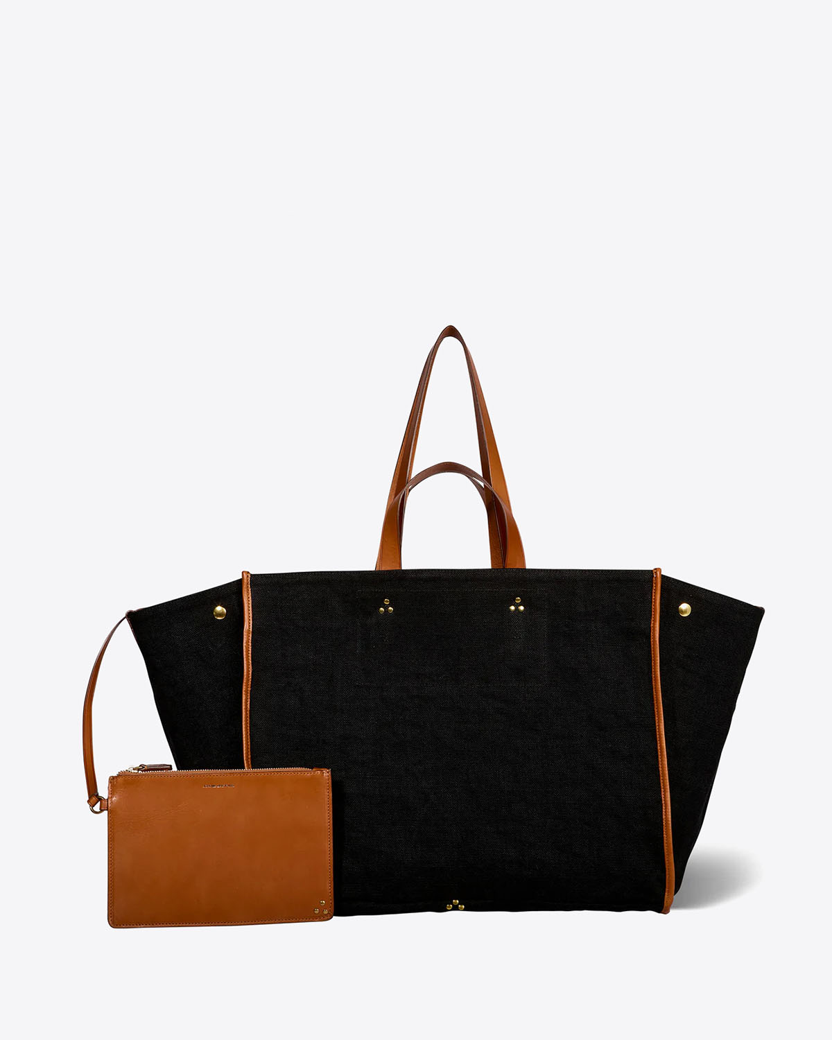 Jérôme Dreyfuss Sac Léon L – Lin Noir