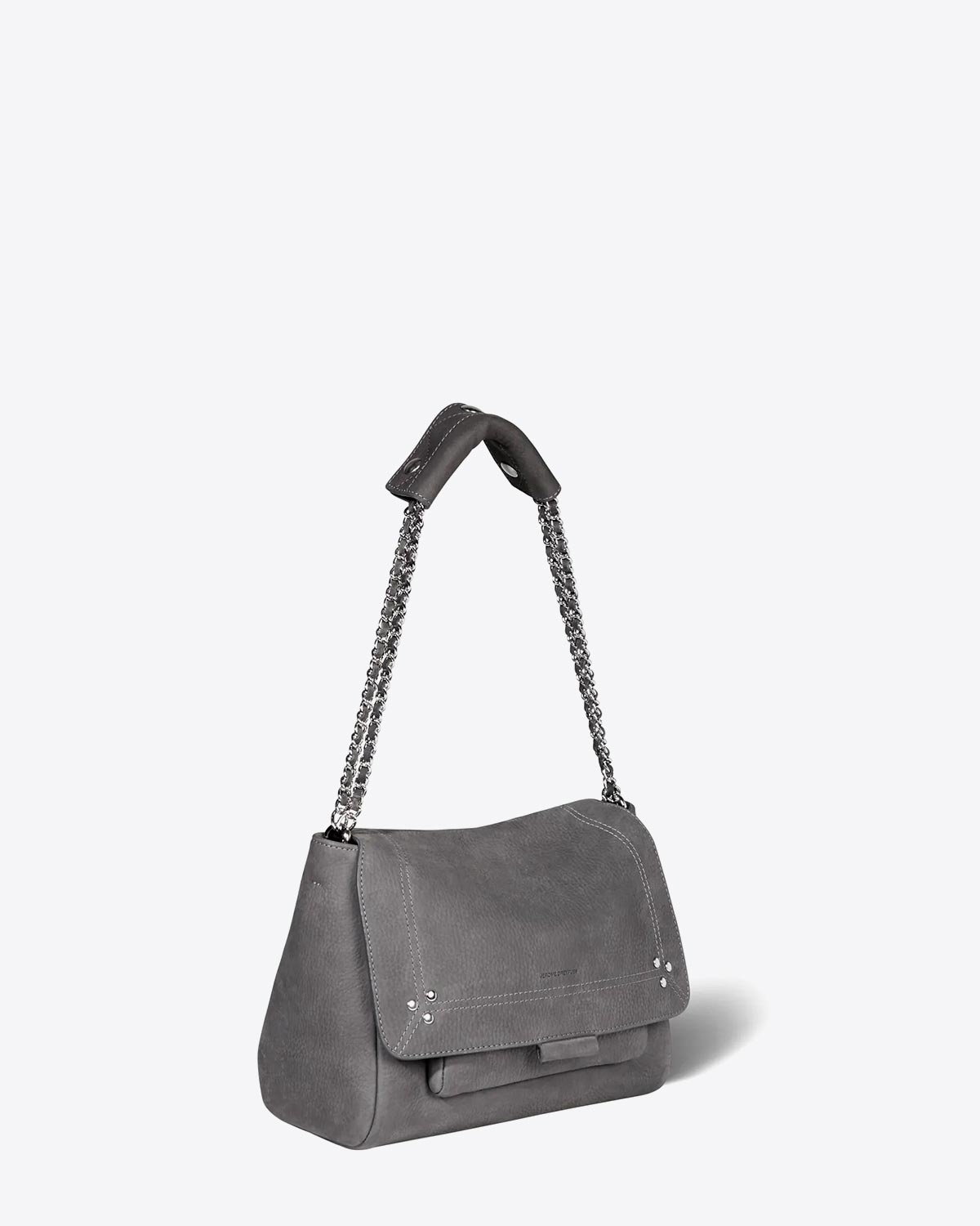 Jérôme Dreyfuss Sac Lulu M – Cuir Anthracite