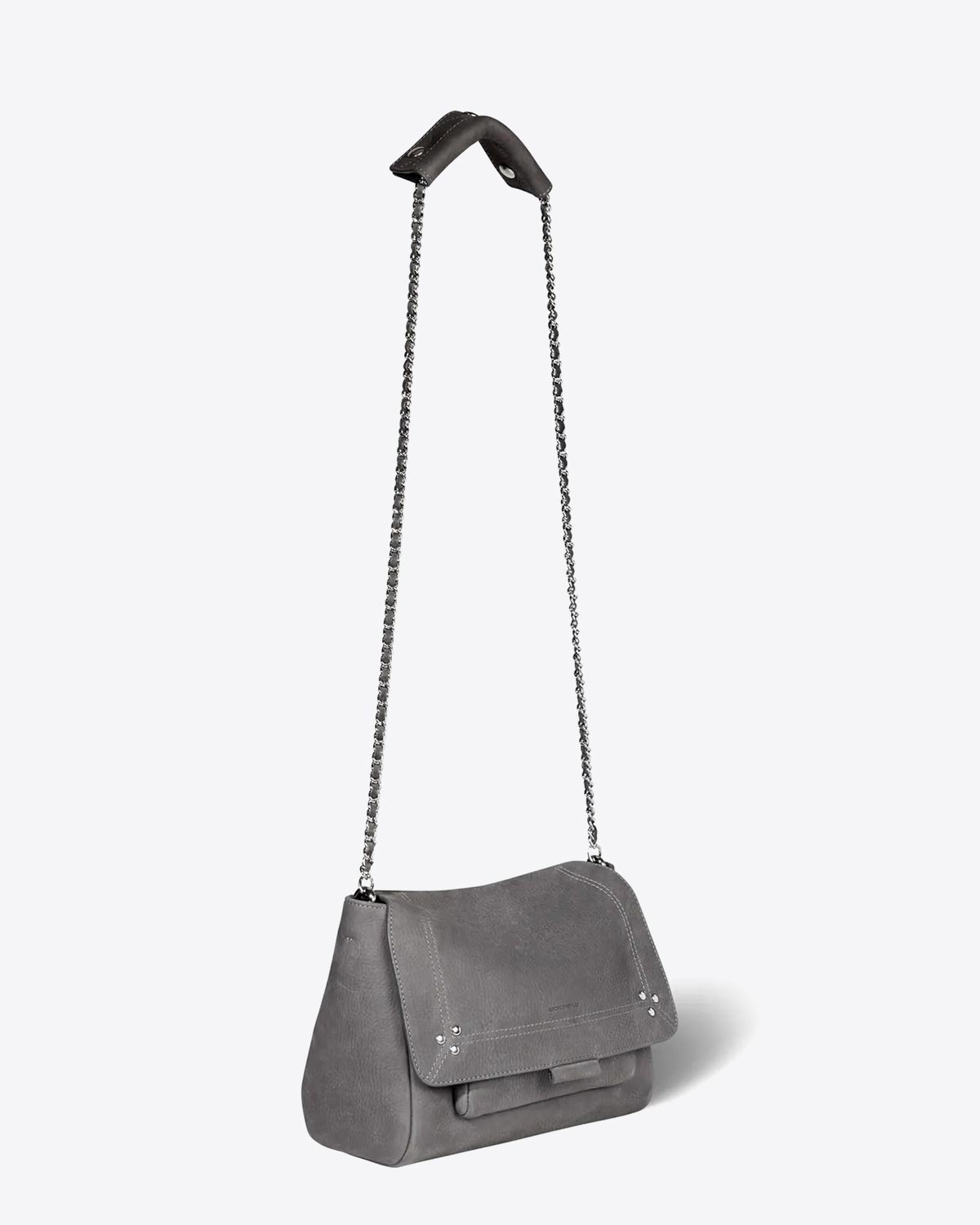 Jérôme Dreyfuss Sac Lulu M – Cuir Anthracite