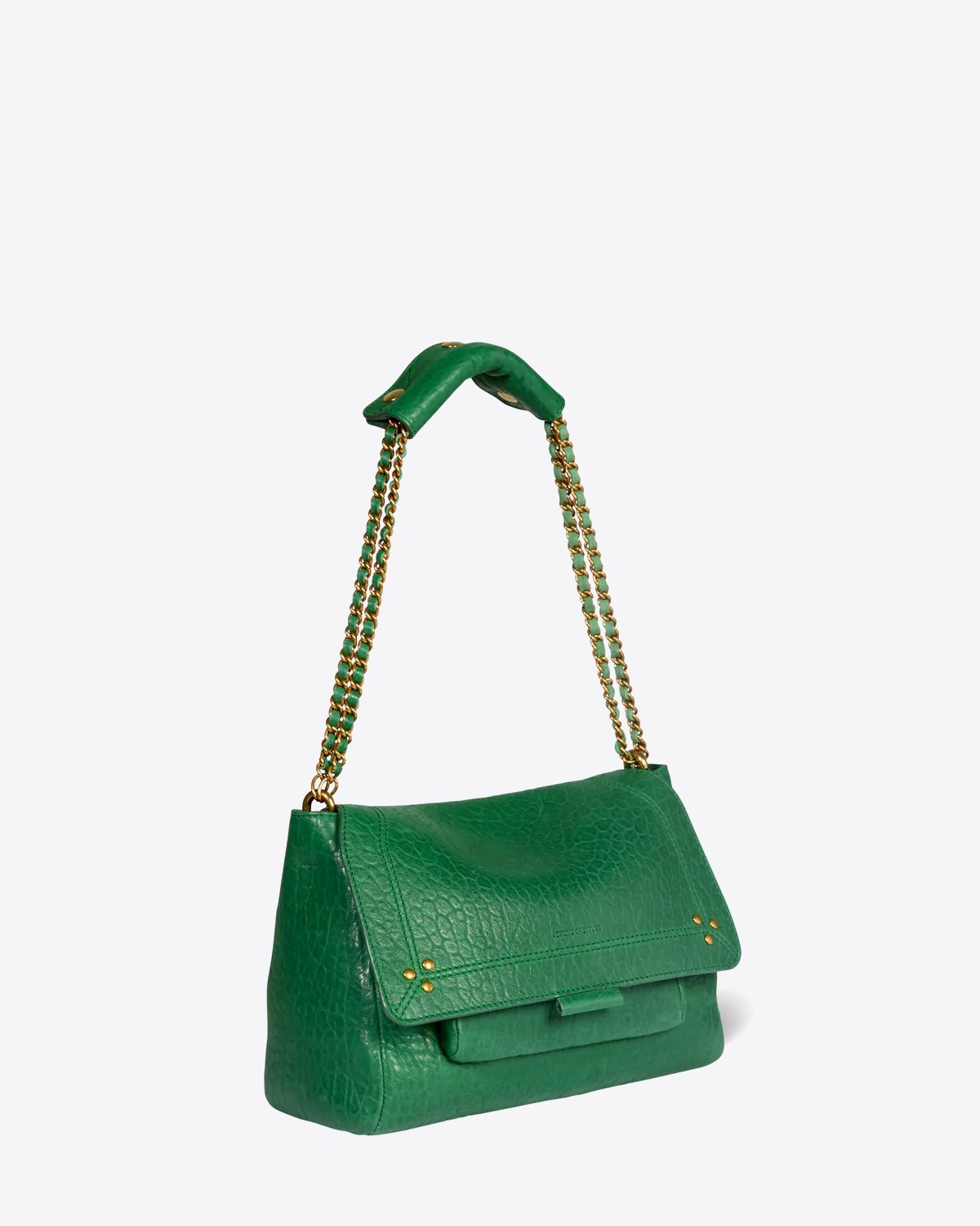 Jérôme Dreyfuss Sac Lulu M – Cuir Gazon