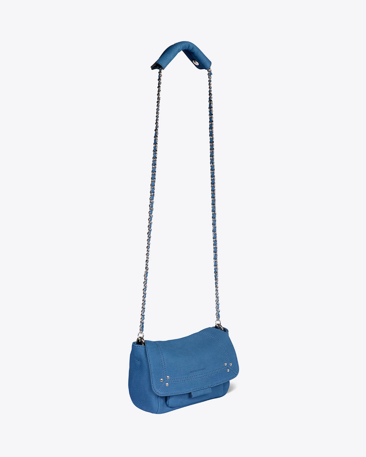 Jérôme Dreyfuss Sac Lulu S – Cuir Suédé Indigo