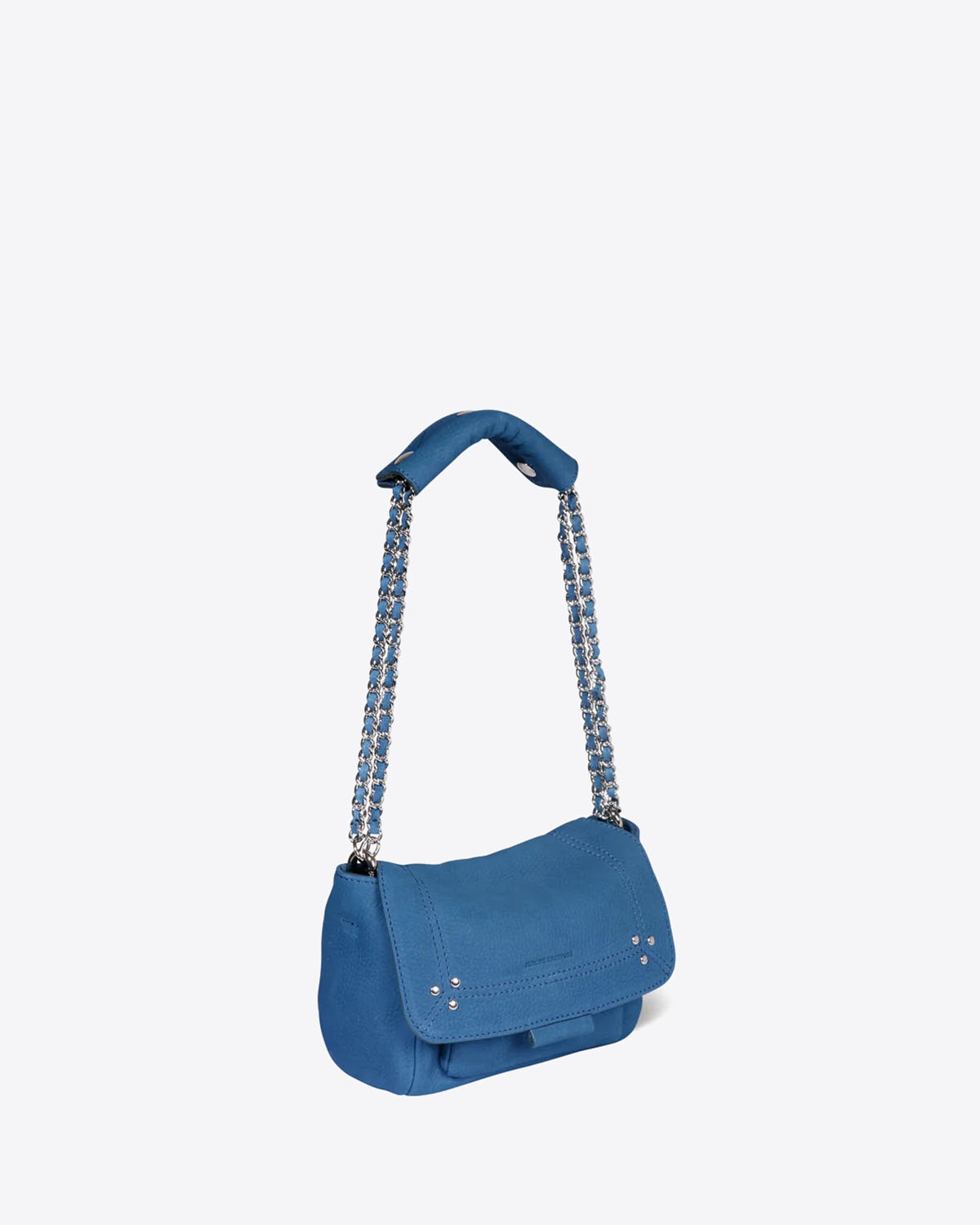 Jérôme Dreyfuss Sac Lulu S – Cuir Suédé Indigo