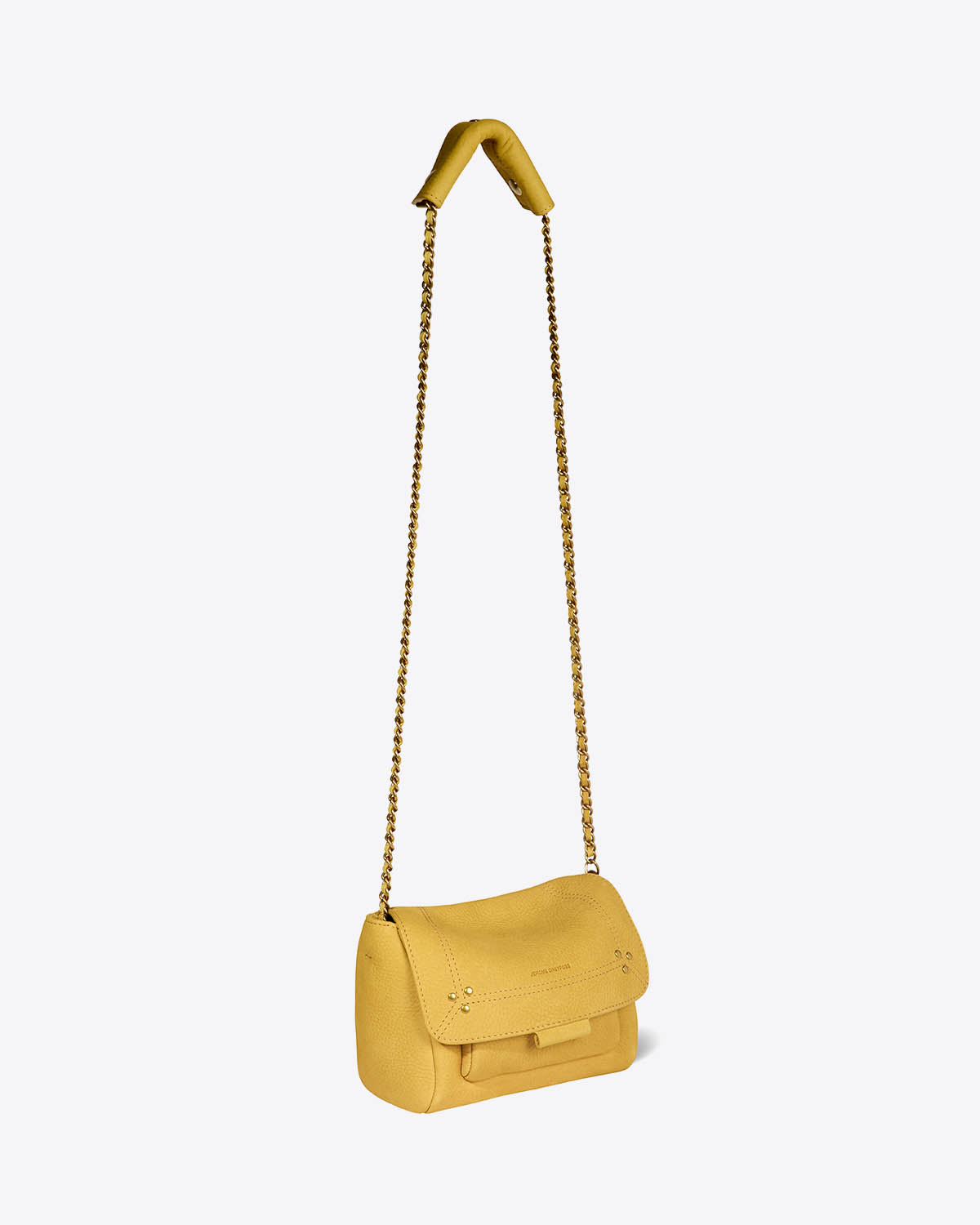 Jérôme Dreyfuss Sac Lulu S – Cuir Suédé Mimosa