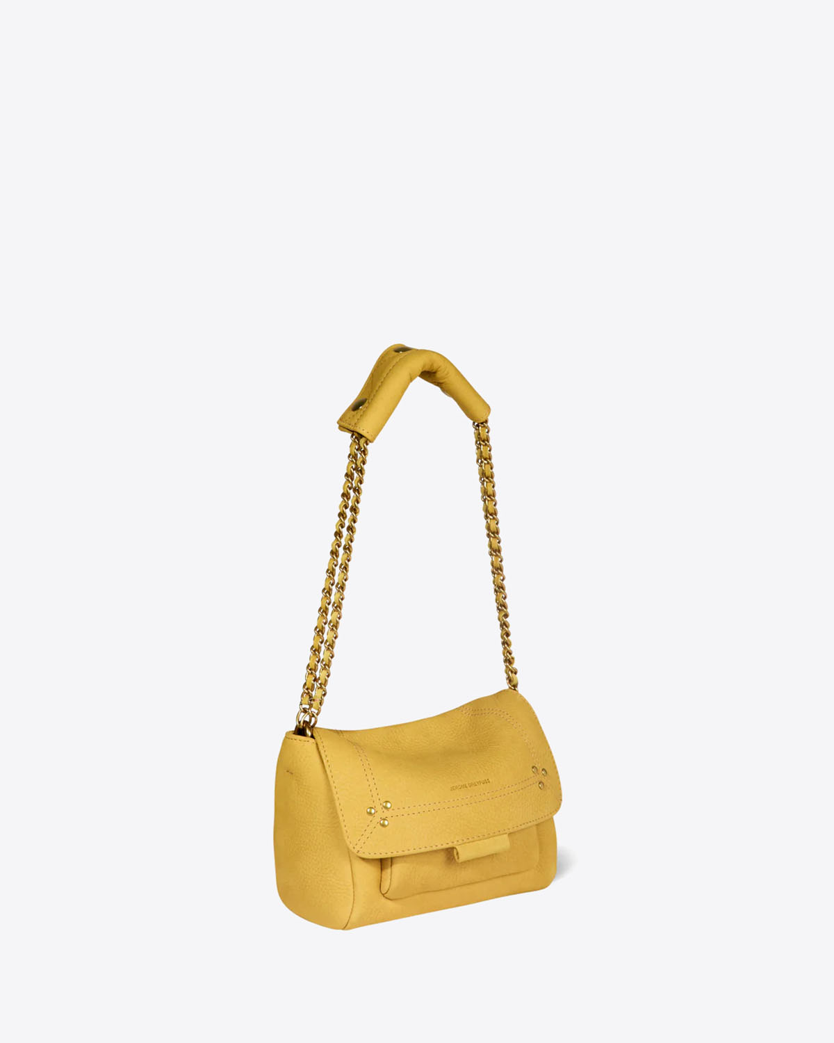 Jérôme Dreyfuss Sac Lulu S – Cuir Suédé Mimosa